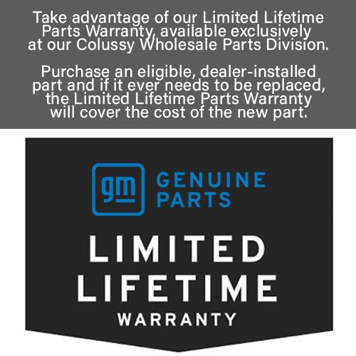 Lifetime warranty | Colussy Chevrolet in Bridgeville PA